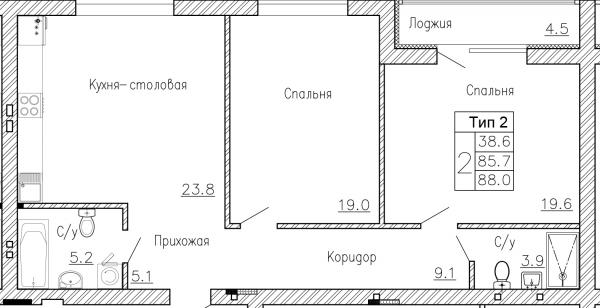 План квартиры